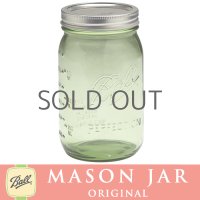 メイソンジャー 32oz（946ml） ワイドマウス  Ball Mason jar オリジナル　グリーン