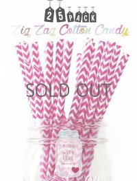 メイソンジャー Ball Mason jar タンブラー エコ 再生可能 紙ストロー25本入り サーキュラーエコノミー Zig Zag Cotton Candy