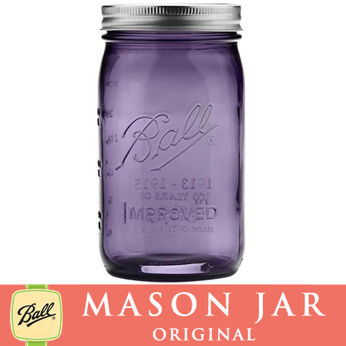メイソンジャー 32oz（946ml） ワイドマウス Ball Mason jar 
